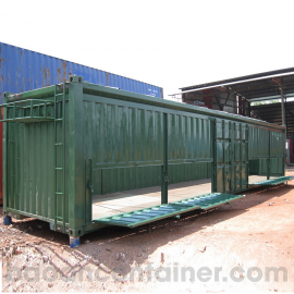 Container cắt nóc 40FT cao 2.9m mở cửa ngang